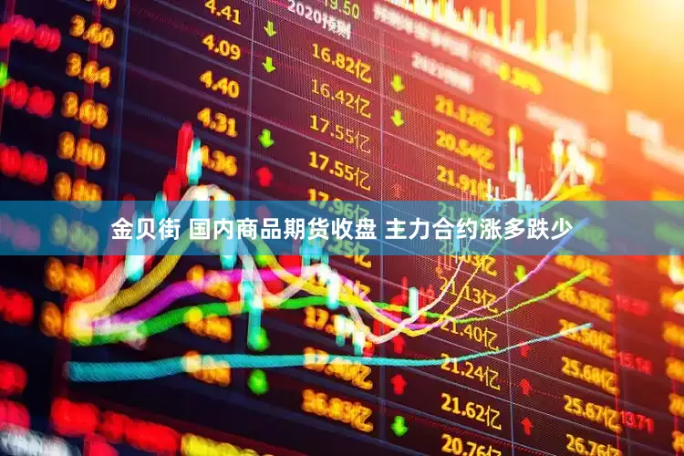 金贝街 国内商品期货收盘 主力合约涨多跌少